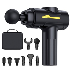 Pistola de Masaje Fascial Portátil de Impacto Profundo para Relajación, Masajeador de Columna Cervical con 5 Cabezales de Masaje - Product Image 1