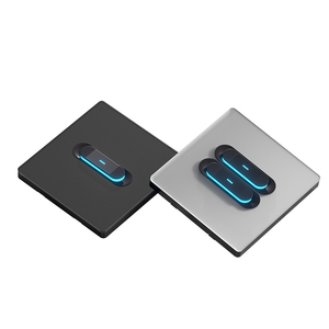 Interruptor de pared táctil tipo británico, toma de corriente de pared, 86, 1 entrada, 1 vía/<span class=keywords><strong>2</strong></span> vía, 16A - Product Image 1