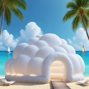 <span class=keywords><strong>Tente</strong></span> <span class=keywords><strong>gonflable</strong></span> populaire <span class=keywords><strong>en</strong></span> <span class=keywords><strong>forme</strong></span> <span class=keywords><strong>de</strong></span> nuage pour le camping, les événements commerciaux, les expositions, les tentes gonflables pour événements, les tentes <span class=keywords><strong>dôme</strong></span> pour fêtes - Product Image 1