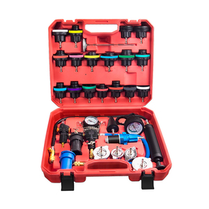 34PCS 12-24V Radiator <strong>Pressure</strong> Leakage Tester Tool Kit Automotive Cooling System Water Tank <strong>Leak</strong> <strong>Test</strong> Detector Set - Product Image 1