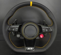 Volant en cuir style R Line avec boutons de démarrage/arrêt et de sélection de mode de conduite pour VW Golf MK7/MK7.5 GTI R Polo Passat CC Jetta