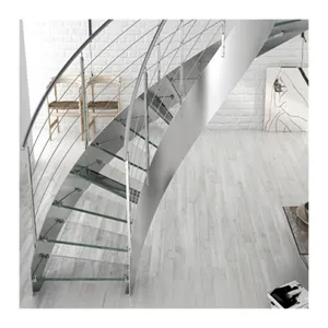 Prima Schlussverkauf kundenspezifische Fenster und Türen Treppe Wendeltreppe innen Eisen modernes Design gusseisen runde Treppe
