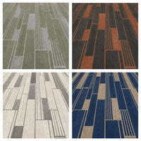 Moquette murale en rouleau de nylon pour couloirs d'hôtels, usage commercial, pour projets de couloirs