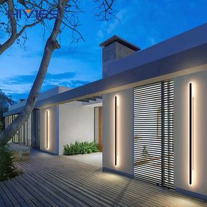 Lámpara LED de Pared de Aluminio Acrílico para Pasillo, Decoración Simple, Resistente al Agua, 18, 26, 36, 40, 48 W, IP65 - Product Image 3