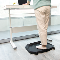Tapis de travail anti-fatigue polyvalent et rembourré - Construction en mousse PU, antimicrobien, lavable, surface facile à nettoyer pour usage au bureau