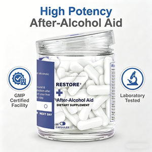 Capsules de Supplément Haute Efficacité Post-Boissons Alcoolisées : Anti-Gueule de Bois, Détox Hépatique, Stimulateur Métabolique pour la Santé Quotidienne et les Fêtes - Product Image 2
