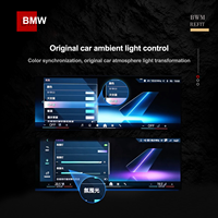 Éclairage intérieur Rhythm Three-Auto Lumière ambiante en relief tridimensionnel avec réglage audio d'origine pour BMW