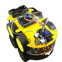 Kit per auto Robot fai-da-te aggiornato V2.0 tracciamento evitamento degli ostacoli Kit Robot educativo per Robot cingolato programmabile