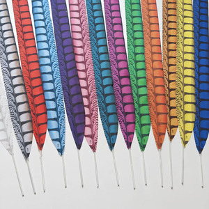 <span class=keywords><strong>Plume</strong></span> de fausse <span class=keywords><strong>plume</strong></span> de faisan de 100 cm, multicolore, vente en gros d'usine, pour décoration de costumes de carnaval de Samba - Product Image 6