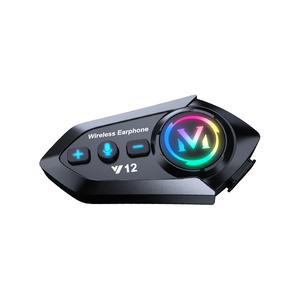 Nouveau modèle Y12 écouteurs sans fil étanches 500MAH casques de <span class=keywords><strong>moto</strong></span> Blue Tooth avec Radio Fm - Product Image 1