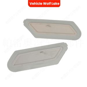 Reflectores Delanteros para Audi Q5 Sq5 2018 2020, Luces de Posición Laterales, Lentes LED, Forma Plana, Naranja - Product Image 4