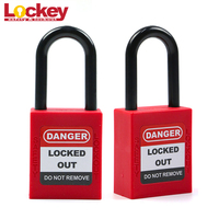 Cadenas de sécurité LOTO en nylon isolant non conducteur, personnalisables et économiques
