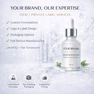 Suero Blanqueador Anti-Manchas, Iluminador y Unificador del Tono de Piel, Corrección de Pigmentación, Marca Privada OEM ODM, Suero Cosmético - Product Image 3