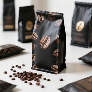 Bolsas de Café Compostables con Fondo Plano y Válvula, Impresión Personalizada, Ecológicas, 250g 1kg, para Empacar Papas Fritas, Azúcar y Otros Alimentos - Product Image 6