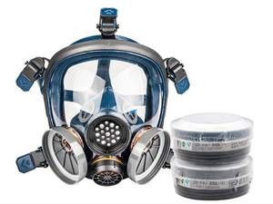Masques respiratoires pour les radiations nucléaires, peinture au pistolet, protection complète du visage, <span class=keywords><strong>masque</strong></span> à gaz - Product Image 6