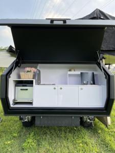 Ecocampor Best Selling <strong>Mini</strong> <strong>Camper</strong> <strong>Trailer</strong> for Outdoor Camping Independent Suspension with External Shower Box on Sale - Product Image 5