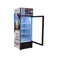 Réfrigérateur commercial Meisda SC190B en promotion, 190 litres, vitrine à boissons verticale avec porte vitrée pour supermarché