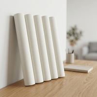 Panneau acoustique flexible en lattes de bois au design moderne, panneau mural en lattes de bois pliable en feutre PET pour la décoration de colonnes circulaires