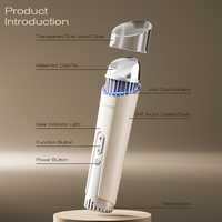 Masseur oculaire professionnel portable sur mesure à 3 niveaux de chauffage et 3 niveaux de refroidissement, appareil de beauté anti-âge pour le lifting du visage