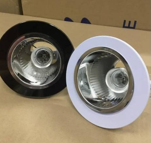 Plafonnier encastré rond E27 sablé, différentes tailles : 3, 4, 5, 6, 8 pouces - Product Image 2