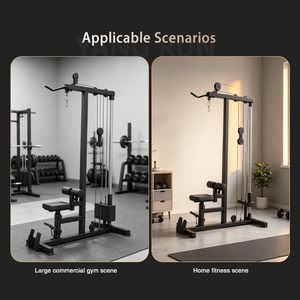 Máquina Comercial <span class=keywords><strong>de</strong></span> Polea para Ejercicios <span class=keywords><strong>de</strong></span> Dorsales y Fondo, Estación <span class=keywords><strong>de</strong></span> Cables para Gimnasio <span class=keywords><strong>en</strong></span> Casa, Equipo <span class=keywords><strong>de</strong></span> Fitness con Carga <span class=keywords><strong>de</strong></span> Discos, Construcción <span class=keywords><strong>de</strong></span> Acero <span class=keywords><strong>de</strong></span> Alta Resistencia - Product Image 3