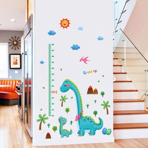 Autocollant mural de <span class=keywords><strong>chambre</strong></span> de bébé mesure de hauteur de <span class=keywords><strong>dinosaure</strong></span> de dessin animé - Product Image 4