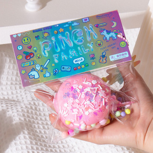Giocattoli Antistress a Forma di Torta in TPR Morbido, Divertenti Giocattoli da Schiacciare per Bambini, Portachiavi - Product Image 6