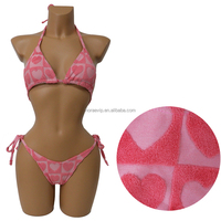 Vente à chaud ensemble de vêtements de plage deux pièces pour femmes Bikini taille haute bretelles réglables haut de Bikini à séchage rapide
