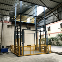 Plateforme élévatrice verticale fixe pour entrepôt multi-étages, guide-rail, élévateur de marchandises, pour la manutention des marchandises