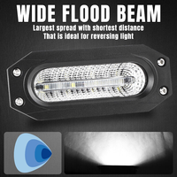 2023 nouvel arrivage, stroboscope rouge plus lumineux blanc 60W arrière de voiture Led feu de plaque d'immatriculation frein Parking feu d'arrêt remorque lumière