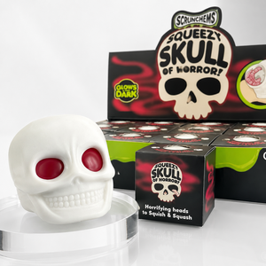Giocattolo Antistress Morbido a Forma di Teschio Luminoso al Buio, Giocattolo Squishy per Regali di Halloween - Product Image 4