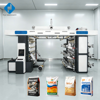 Máquina de Impresión Flexográfica Automática de 6 Colores para Impresión de Gran Formato en Película para Invernaderos Agrícolas