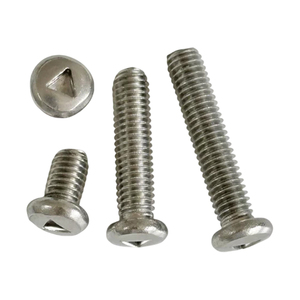 Tornillos de máquina antirrobo de acero inoxidable 304 con cabeza alomada y accionamiento triangular especial M3 M4 M5 M6 - Product Image 1