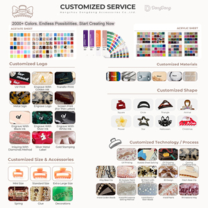 DD Custom LOGO Side <strong>Hair</strong> <strong>Clips</strong> 6cm Creaseless <strong>Hair</strong> <strong>Clips</strong> Duckbill Barrette for Skin Care Makeup Acetate <strong>Hair</strong> <strong>Clip</strong> No Bend - Product Image 6