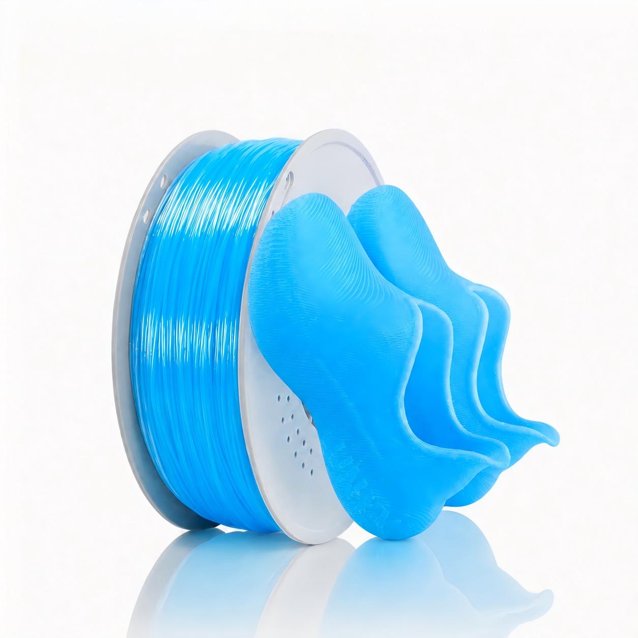 Bleu transparent