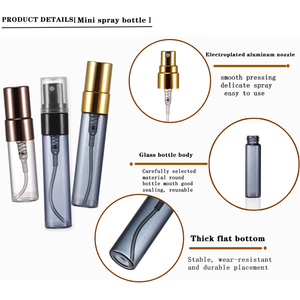 Bán buôn tùy chỉnh 3ml 5ml 15ml mini du lịch xách tay chai nước hoa thủy tinh phun lọ áp dụng cho phụ bao bì của nước hoa - Product Image 3