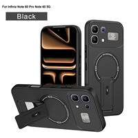 Nouvelle arrivée Coque de protection anti-chute avec béquille magnétique à texture mate pour Infinix NOTE 60 PRO Hot70 Spark40