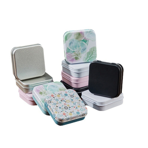 Logotipo personalizado <span class=keywords><strong>Rectangular</strong></span> seis colores tapa con bisagras regalo/dulces/menta embalaje hogar organizador contenedor de almacenamiento caja de lata de Metal - Product Image 4