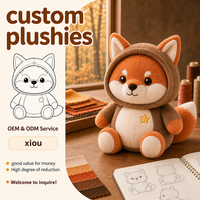 Jouets en peluche personnalisés OEM, poupées anti-stress douces, adaptés à la vente en gros avec une quantité minimale de commande pour réduire l'anxiété.