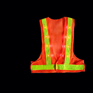 إصدار ليلي لأمن حركة المرور ، سترة أمان عاكسة مع إضاءة LED - Product Image 6