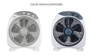 12 pulgadas fabricante chino personal circular aire refrigeración eléctrica plástico parrilla escritorio caja silenciosa ventilador - Product Image 4