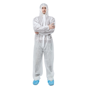 Junlong 35g PP Worker Wear Coverall Costume de peintre industriel 35g pp combinaisons EN14126 pour la vente en gros - Product Image 1