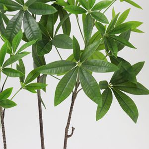 Árbol de la Fortuna Artificial Dream Castle, Planta Decorativa de Interior, Hojas de Plástico PVC y Seda PU, Tronco Simulado, Base Reforzada - Product Image 3