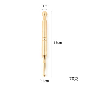 Alat Pijat Refleksiologi Wajah Pena Akupunktur Tembaga Pena Pijat Titik Pemicu <span class=keywords><strong>Stimulator</strong></span> Terapi Pena Akupuntur Pembersih Meridian - Product Image 6