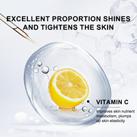 Sérum Visage en Gros à la Vitamine C pour Éclaircir la Peau, Hydrater et Réparer, avec Niacinamide et Acide Hyaluronique – OEM ODM OBM