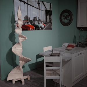 Albero di Natale in Legno Sottile 200cm 60cm - Product Image 6