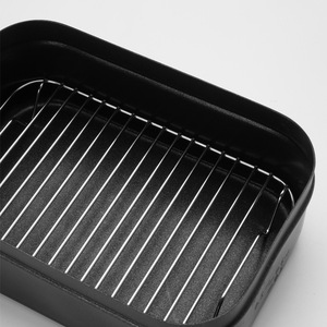 Cuiseur à riz en acier inoxydable Starck pour 1-2 personnes avec grille pour boîte à bento de camping en plein air - Product Image 3