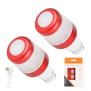1 Pair Safety Warning <b>Lights</b> Scooter Grip Plug Side Indicator <b>Lamp</b> Handlebar End Plugs Scooter LED Turn Signal <b>Light</b> Accessories - Product Image 5