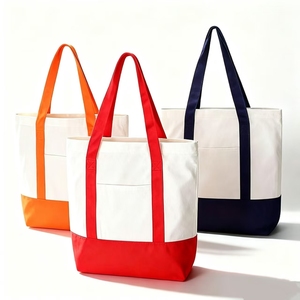 Sacs fourre-tout en <span class=keywords><strong>toile</strong></span> couleur unie, pliables et portables, sacs à bandoulière réutilisables pour les courses et les articles ménagers divers - Product Image 1