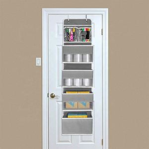 Organisateur suspendu à 5 étagères pour porte, organisateur de rangement pour porte avec 4 poches de grande capacité et 2 poches en PVC pour ranger les jouets - Product Image 2